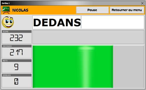 Capture de l'&eacute;cran du jeu